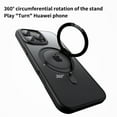 thumbnail image 2 of ChicShell Kickstand Case For iPhone 16 Pro, Built-in 360° Rotate Ring Stand Military Grade Drop Protection Cover Case For iPhone 16 Pro, Darkpurple, 2 of 4