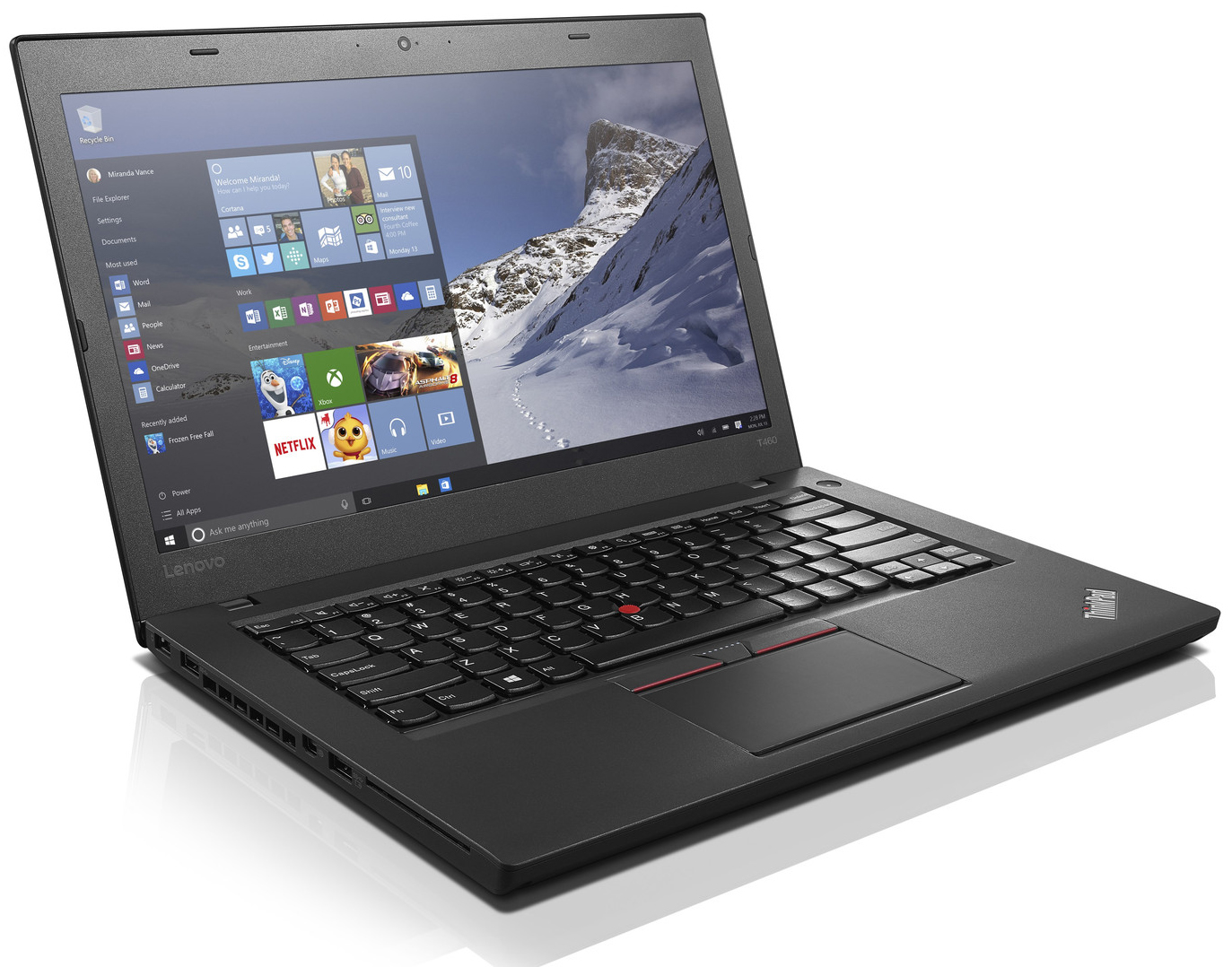 Remodelado Lenovo Thinkpad T460 Computador portátil - i5 6300U, 8GB
