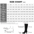 thumbnail image 7 of Pennysue Women Knee High Boots Black Sedue Wide Calf Chunky Heel Booties For Women 9M, 7 of 7