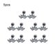thumbnail image 5 of Qarigey 5 piezas de aretes de circón para niñas hermosas, accesorio de moda, aretes pequeños, regalo de festival, vestido femenino, adorno blanco S Ropa, zapatos y accesorios Miscelánea Negro XS Qarigey AP009683-13B, 5 of 6
