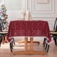 thumbnail image 1 of Christmas Snowflake Tablecloth Plaid Printed Coffee Table Table Dresser Cover Christmas New Year Decoration Tablecloths, 1 of 6