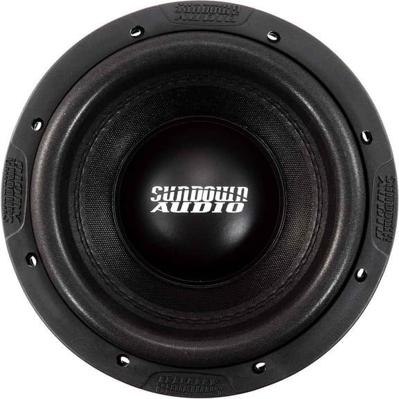 Sundown Audio X8 V4 D4 8" 1250W RMS Dual 4-Ohm Voice Coil DVC Car Subwoofer