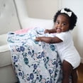 thumbnail image 3 of aden + anais Essentials , Cotton Muslin Baby Blanket, Flowers Bloom, Girls, Infants, 3 of 4