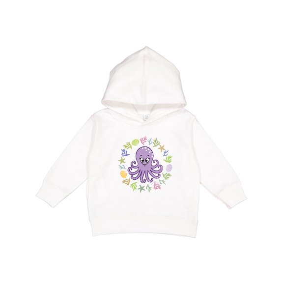 Inktastic Octopus Cute Girls Toddler Hoodie