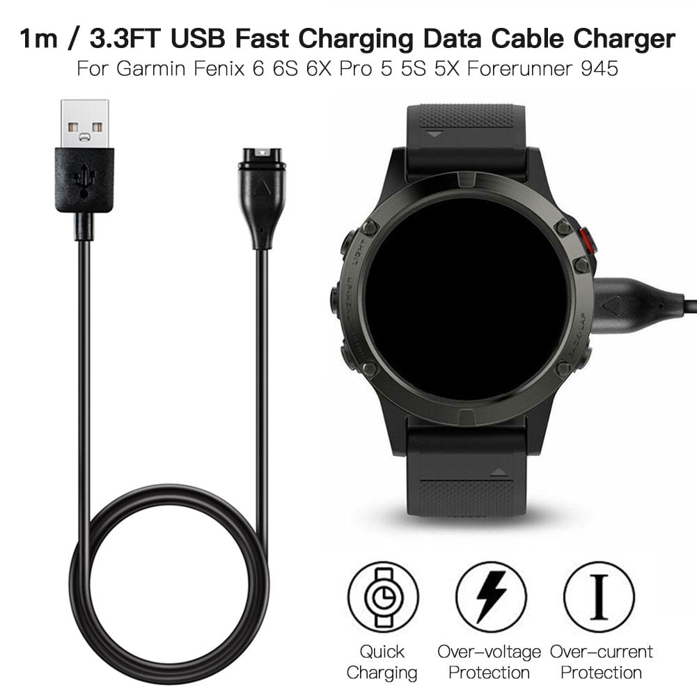 6S Cable Dock 6 Smartwatch 6X Lead USB Charging 5/5S/5X Charger Garmin Fenix For 
