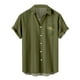 thumbnail image 1 of Blusa de camisa de manga corta con solapa de moda informal con patrón estampado para hombre Pompotops  oipoqjl46927, 1 of 5