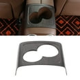 Car Rear Water Cup Holder Cover Trim Oak Grain Fit for Mercedes Benz E