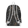 thumbnail image 3 of Gothic Starry Night Backpack, Lightweight School Bag Featuring Ethereal Moon and Astral Map Pattern, 3 of 5