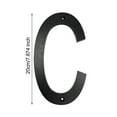 thumbnail image 6 of Ettsollp Black House Numbers Door Number Letters for Outside Signs Easy Installation Plastic Matte Numbers Letters Sign for Home Address Mailbox, 6 of 8