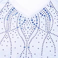 thumbnail image 3 of BAOHULU Sparkle Diamond Gymnastics Leotard for Girls Long Sleeve Purple Dancewear, 3 of 6