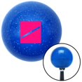 thumbnail image 1 of American Shifter  Pink Seaman Recruit Blue Metal Flake Shift Knob with M16 x 1.5 Insert Shifter Auto, 1 of 1