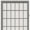 Grey, variant on Red Lantern 2 ft. Short Desktop Window Pane Shoji Screen - Rosewood - 3 Panels