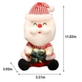 thumbnail image 3 of ​11in Cotton Santa Claus Plush Pillow - Soft Christmas Stuffed Doll & Decorative Cuddle Toy for Kids (Red Gift Set)​​ Red, 3 of 6