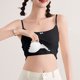 thumbnail image 5 of Pijama de manga corta para mujer, de verano, color liso, con tirantes y acolchado en el pecho, ropa interior sin mangas y pijama. Blusa de poliéster para mujer., 5 of 7