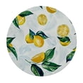 thumbnail image 4 of HAOXIT  Decorative Lemon Round Tablecloth Waterproof Table Cloth Wrinkle Free Tablecloths for Parties Wedding &amp; Holiday Kitchen Dinner( Round) 38-42, 4 of 8