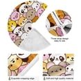 thumbnail image 2 of FMSHPON Cute Pattern Xmas Christmas Tree Skirt Stand Mat for Holiday Party Decoration Indoor Outdoor 36 inches, 2 of 6