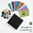thumbnail image 6 of 12PC Heart Crystals and Healing Stones, Love Gemstones Pocket Set, Heart-Shaped Natural Crystal with Hug Cards, Balancing Meditation Valentines Mother's Day Gifts School Party Gift Exchange, 6 of 8