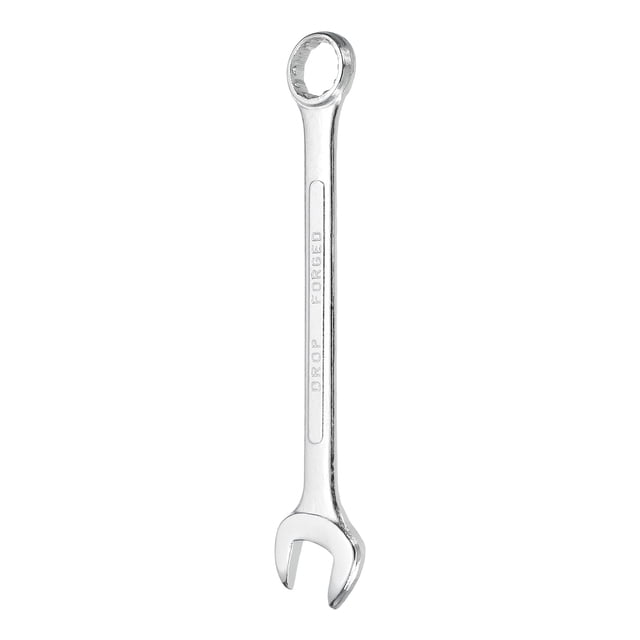 Combination Wrench 21mm Metric 12-Point Box and Open End Zinc Plated Steel