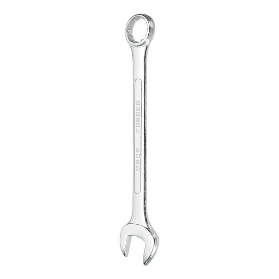 Combination Wrench 21mm Metric 12-Point Box and Open End Zinc Plated Steel