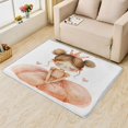 thumbnail image 2 of Cute Girls Rug & Home Decor - Princess Rugs for Entryway, Front Door Mat Indoor Entrance, Washable Rugs, 3x5 Rug, Non Slip Soft Small Area Rug, Blush Carpet & Room Decorations Y-&256, 2 of 7