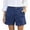 Navy, variant on Kureaily Women Stretch Twill Shorts Summer Stretchy Jean Shorts Casual Chino Shorts High Waist Denim Shorts Shorts