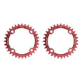 thumbnail image 1 of Bielas Diente Disco Bicicleta Sonducket 36T rojo 2 Piezas, 1 of 6