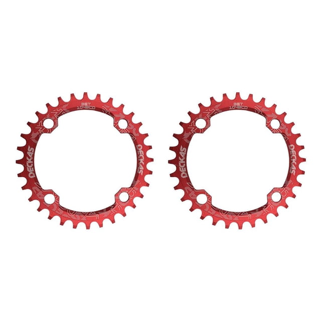 Bielas Diente Disco Bicicleta Sonducket 36T rojo 2 Piezas