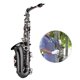 thumbnail image 1 of Muslady Professional Brass Bend Eb Mi bemol Saxofón Alto Sax Negro, 1 of 8