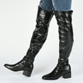 thumbnail image 6 of Journee Collection Womens Mariana Tru Comfort Foam Block Heel Over The Knee Boots, 6 of 7