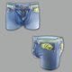 thumbnail image 5 of Calzoncillos Tipo Bóxer con Estampado de Mezclil para Hombre Trunks Pantalones Ropa Interior M-2XL - Azul, 2XL Sunnimix Calzoncillos Hombre Boxer, 5 of 8