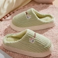 thumbnail image 4 of CHUMUD Women's Cotton Slippers - Cozy Fleece Lined with Non-Slip Sole, Warm Indoor House Shoes, 4 of 9