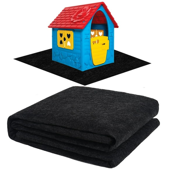 Alfombra impermeable YIYIREA Playhouse para exteriores, 150 x 150 cm