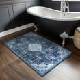 thumbnail image 6 of Beverly Rug Machine Washable Easy Cleaning Indoor Non-Slip Rugs Blue / Turquoise 2'x3', 6 of 9