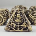 thumbnail image 1 of Signalplus Hollow Skull DND Dice Set - Metal Polyhedral Dice for Classic Games, 1 of 5