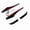 Black, variant on Motorcycle Saddlebag Accent Swoop LED Light For Honda GL1800 2012-2017 F6B 2013-2017