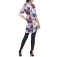 thumbnail image 3 of White Mark Women's Light Weight Plaid Print Tunic with Pockets, 3 of 5