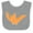 Heather and White, variant on Inktastic Pterodactyl Boys or Girls Baby Bib
