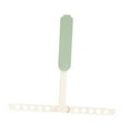 thumbnail image 2 of Percha plegable para ropa, ahorra espacio, versátil, sin taladros, para colgar ropa, tendedero para sala de estar , dormitorio interior Verde, 2 of 9