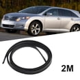 thumbnail image 4 of CENL 2m Seal Strip Trim For Car Front Windshield Sunroof Weatherstrip Rubber Black Strip U Section Anti Oil Seal Edge Shield Encloser, 4 of 11