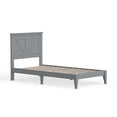 thumbnail image 4 of Farmhouse Solid Wood Platform Bed in Twin - Ultimate Grey, 4 of 9