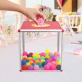 thumbnail image 3 of HLONK Raffle Box Clear Acrylic Raffle Box Game Lottery Box Case Acrylic Box for Ballot Raffle Wedding, 3 of 10