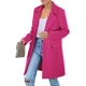 thumbnail image 1 of Blazer PRETTYGARDEN Mujer Manga Larga Solapas Bolsillos Rojo Rosado Talle S, 1 of 8