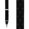 thumbnail image 2 of SuspenderStore Jacquard Woven Diamond Suspenders - 1.38-Inch Wide Elastic - Clip - 6 Colors & 2 Sizes, 2 of 4