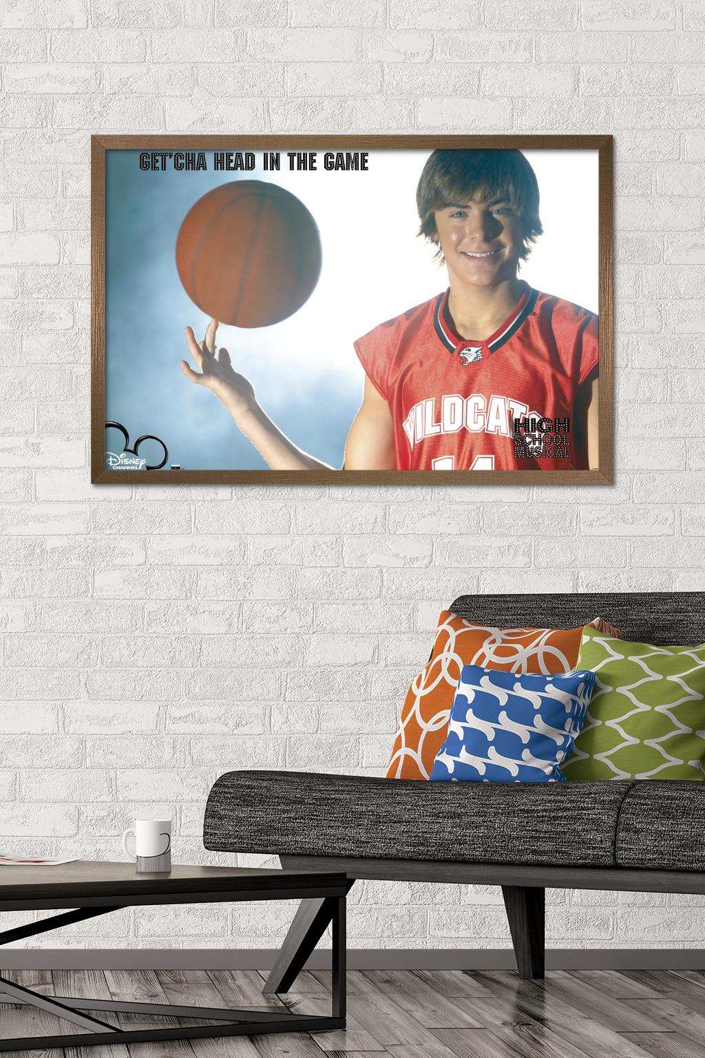 High School Musical - Troy - Game Wall Poster, 22.375" x 34" Framed