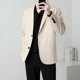 thumbnail image 2 of Chaqueta de traje de hombre de abrigo blanco, chaqueta de vestir para hombre chino, diseñador de lujo de negocios, nueva ropa de moda de primavera 2024, 2 of 4