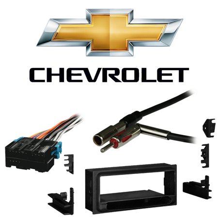 Fits Chevy S-10 Pickup 98-01 Single DIN Stereo Harness ... radio wiring harnesses walmart 