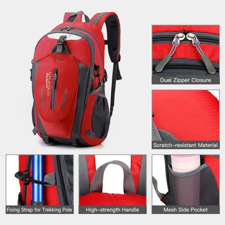 Nebublu Hiking Backpack 40L Waterproof Lightweight, Trekking Daypack Travel Backpack for Men Women, Reliable and Functional