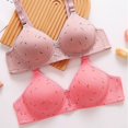 thumbnail image 5 of Fadeal Everyday Bras for Women, High Support Bras for Women Adjustable Strap Full Coverage Up Bras Comfortable No Underwire Wireless Bras No Wire Bras for Women Grey 42, 5 of 8