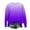 Purple A, variant on Ashirexll Girls Sweatshirt, Kids Sweatshirts, Girls Fashion Crew Neck Oversized Sweatshirt Kids Gradient Color Long Sleeve Pullover 1-12 Years