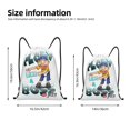 thumbnail image 2 of Zufioo Sac de Sport Imprimé Jeffy, Sac de Gym à Ficelles Lavable en Machine, Sac à Dos à Ficelles Robuste pour Hommes et Femmes-Petit, 2 of 6